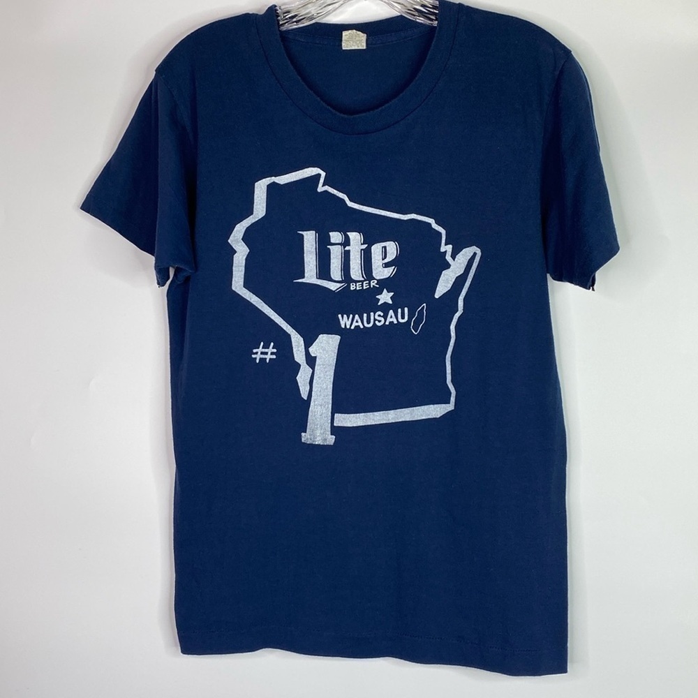 Vintage Screen Stars Wausau Wisconsin 7th Annual Miller Lite Triathlon Tshirt M